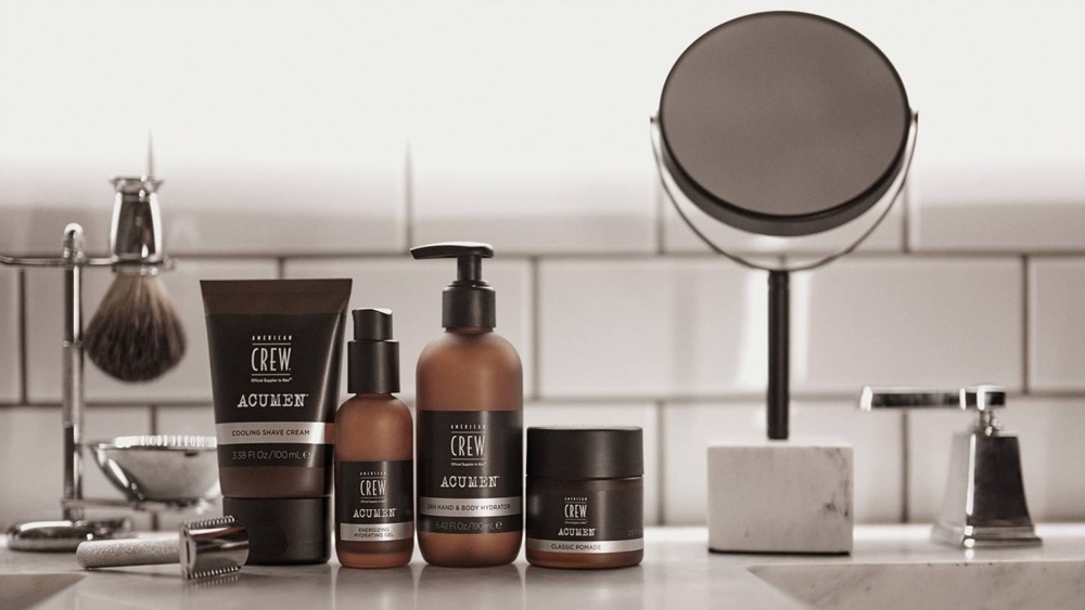 acumen, la nouvelle ligne de soins premium pour homme by american crew